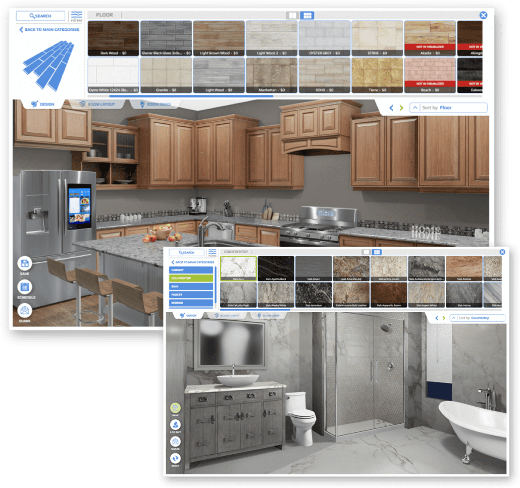 Countertop Visualizer: See Your Kitchen/Bath In Real-Time
